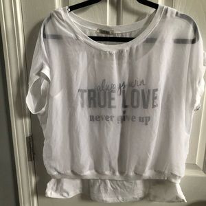 Double layers blouse